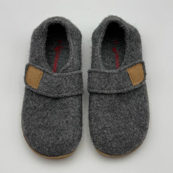 Giesswein Ultra Comfort Camden Gray Wool Slippers EUR 39 US 8 Washable Germany - Picture 1 of 13